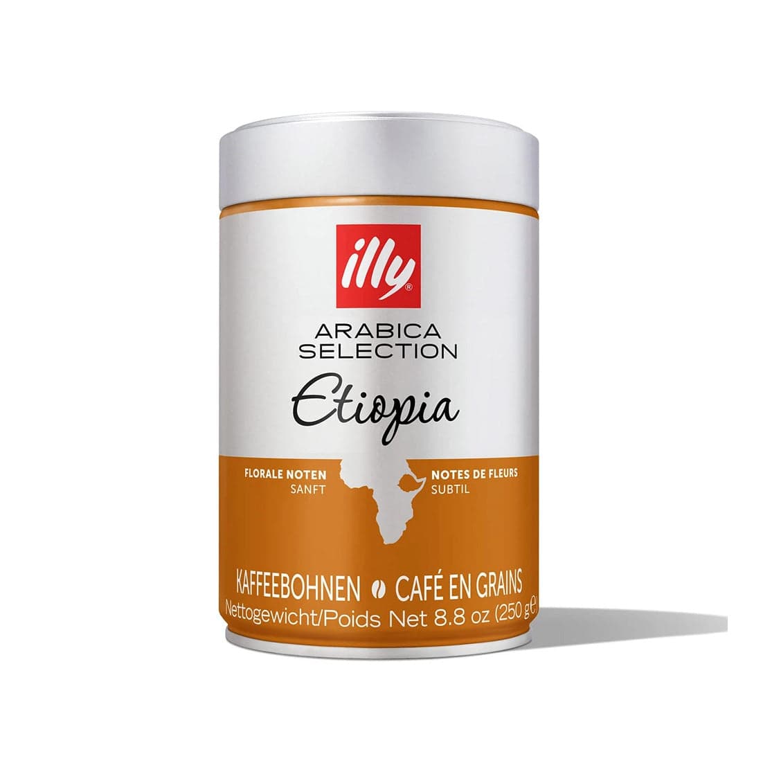 Кафе на зърна illy Arabica Selection Ethiopia, кутия 250 g
