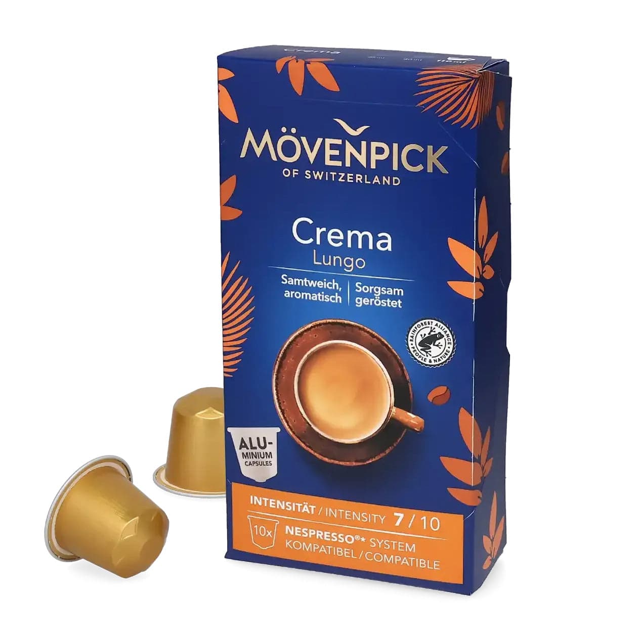 Капсули за Nespresso Movenpick Crema Lungo - 10 бр, Снимка 2