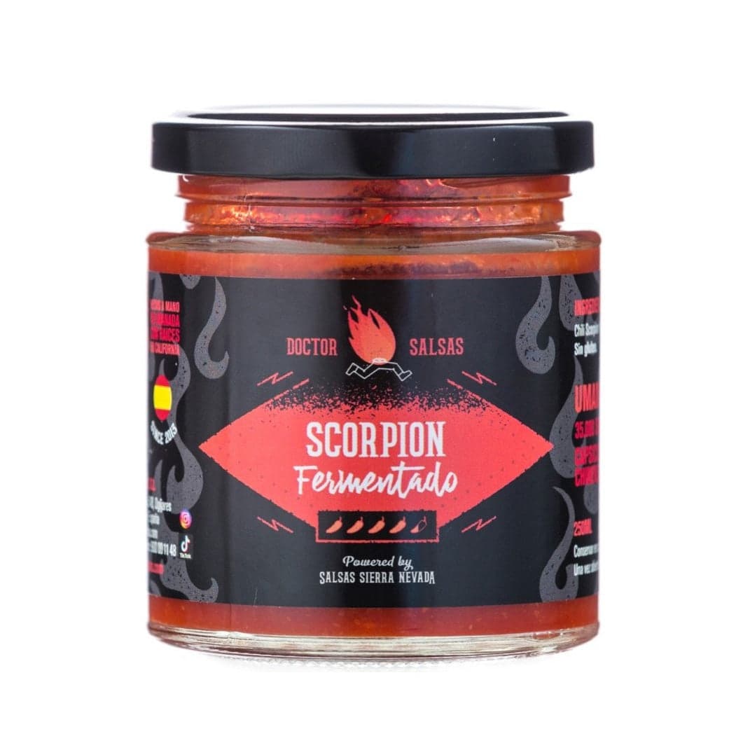 Пюре Scorpion Fermentado от печени червени чушки 250 мл, Снимка 1