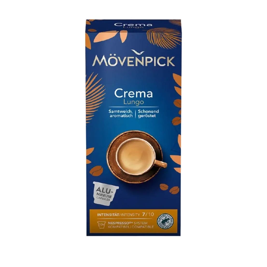 Капсули за Nespresso Movenpick Crema Lungo - 10 бр, Снимка 1