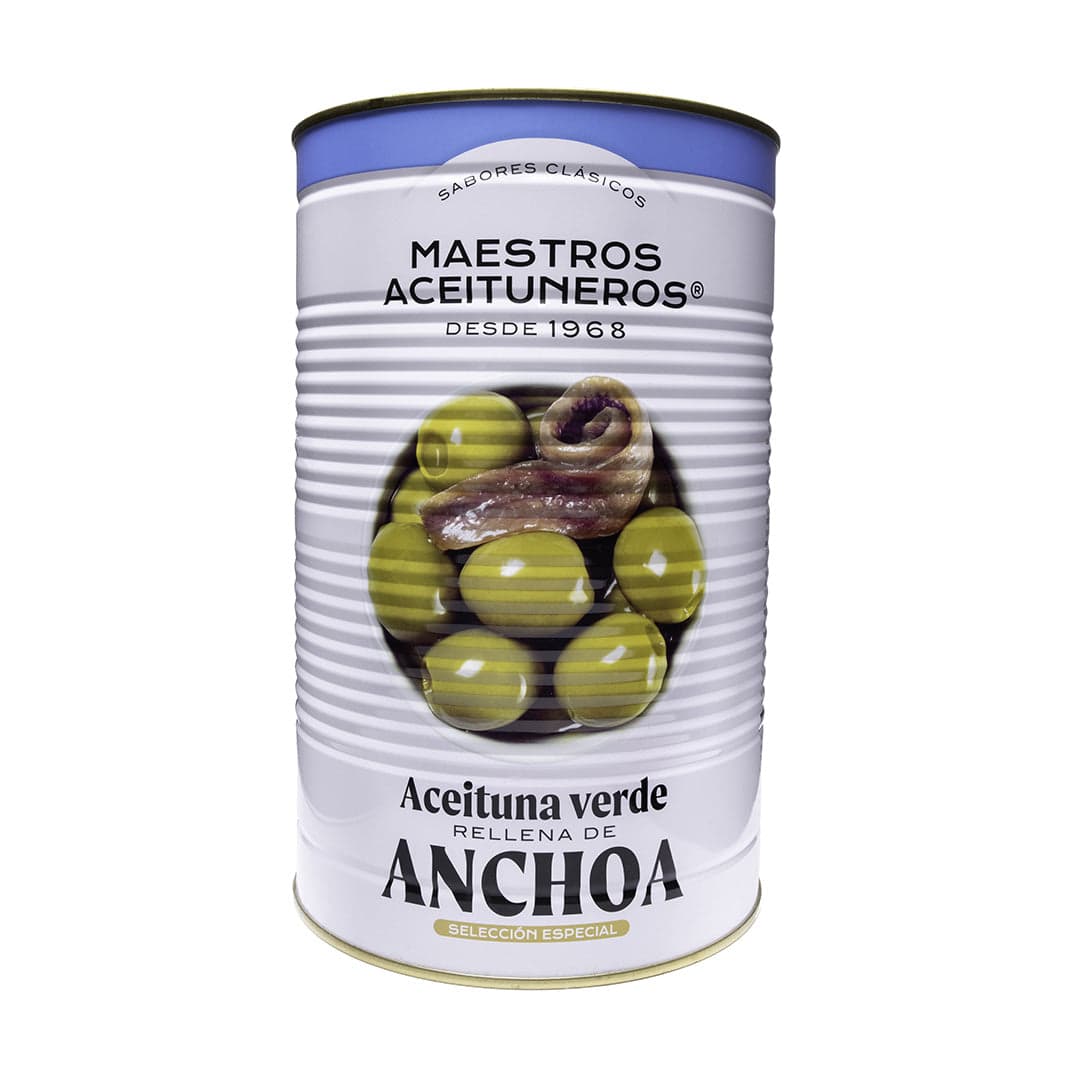 Маслини RELLENA ANCHOA SELECCION, кутия 4200g, Снимка 1