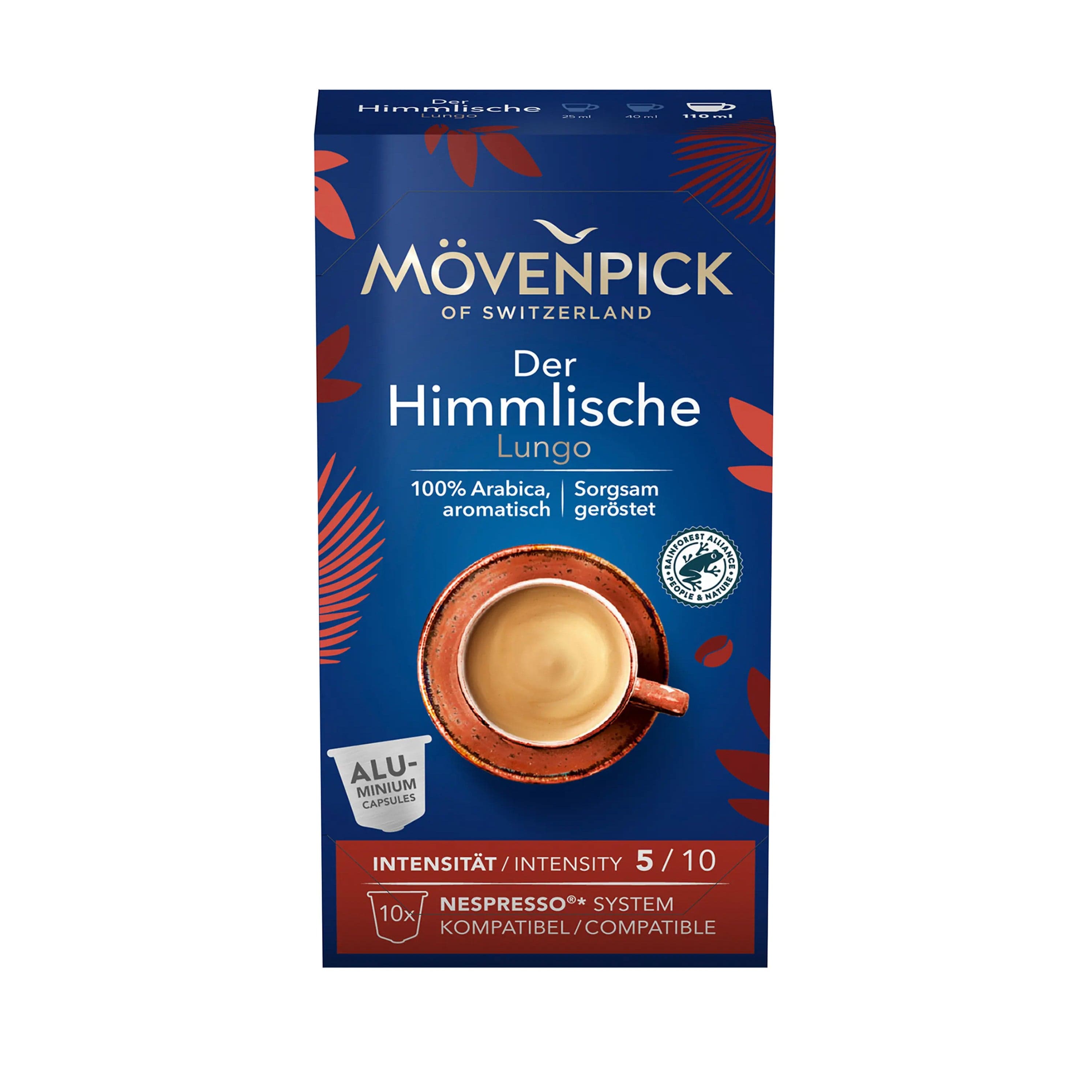 Капсули за Nespresso Movenpick Der Himmlische Lungo - 10 бр, Снимка 1