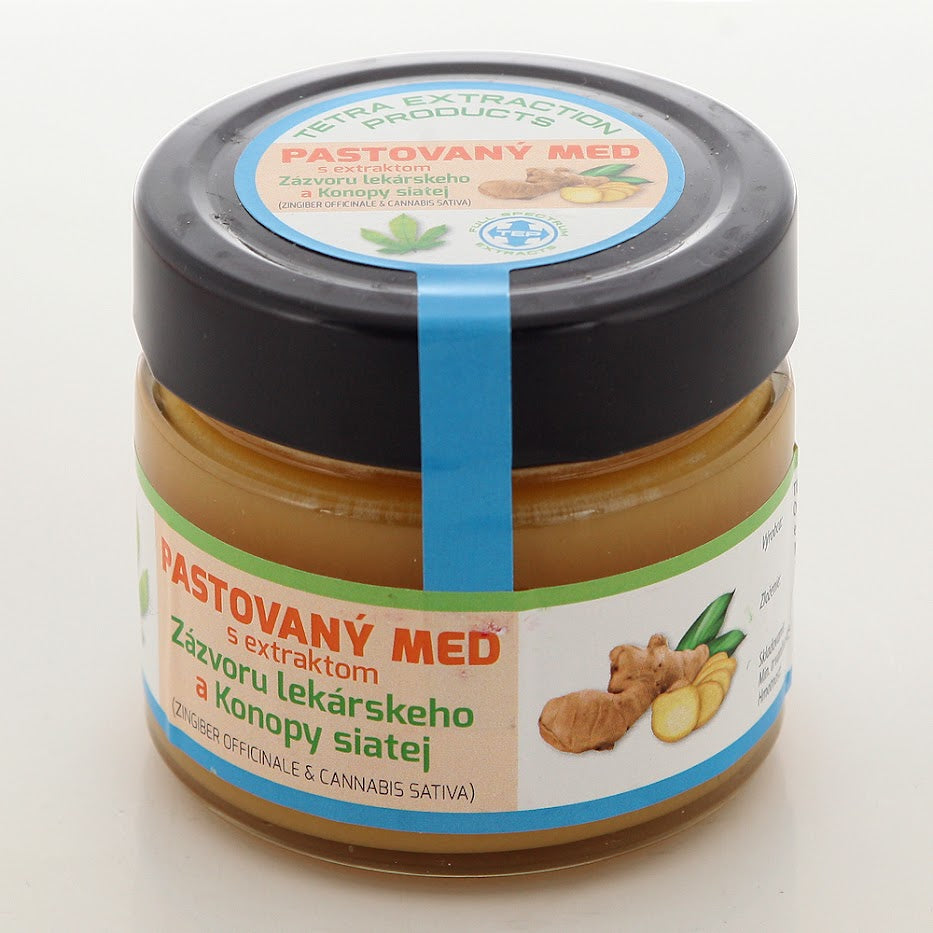 Терапевтичен мед с тетра екстракт (CBD) от джинджифил, 30гр / 220гр от EVOO.bg
