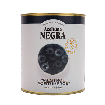 Испански черни маслини NEGRA EN RODAJAS от evoo.bg